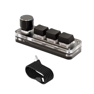 BSSY Macro mechanisch toetsenbord RGB Mini Gaming Aangepaste programmeerknop Toetsenbord <span class=keywords><strong>3</strong></span> toetsen - Product Image 1