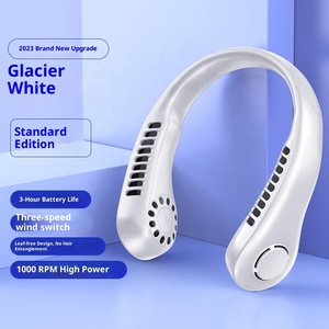 Nuevo Ventilador Portátil de Cuello, Recargable por USB, Compacto, Silencioso, Sin Aspas, Manos Libres, Protección Contra Golpes de Calor - Product Image 6
