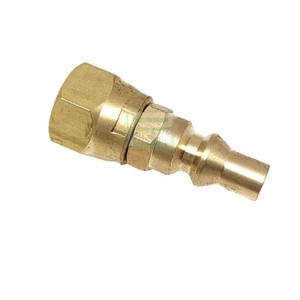 Brass Propane Refill <b>Connector</b> 1/4 Inch To 3/8 Flare <b>Quick</b> Connect For Gas Stove Conversion - Product Image 3