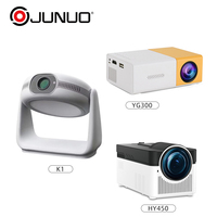Projecteur portable JUNUO HY300 PRO YG300 Hy320mini Hy260pro 1080P Full HD pour extérieur, vente chaude, home cinéma, proyector pour usage domestique