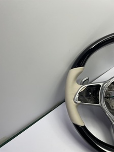 YLC, pour Mercedes-Benz <span class=keywords><strong>AMG</strong></span> Volant en fibre de carbone Matériel en cuir pour A45 <span class=keywords><strong>AMG</strong></span> <span class=keywords><strong>AMG</strong></span> GT <span class=keywords><strong>63</strong></span> W204 W205 W211 W212 W213 - Product Image 4