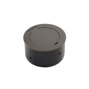 Caja de Salida de Piso Empotrada de Acero Inoxidable con Módulos de Alimentación Dobles para Oficina Moderna - Product Image 3