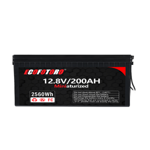 Ecofotoro nhà máy 200AH 12V LiFePO4 IP67 chu kỳ sâu năng lượng mặt trời hệ thống nhà Lithium Ion <span class=keywords><strong>Battery</strong></span> Pack năng lượng lưu trữ cho Golf xe - Product Image 2