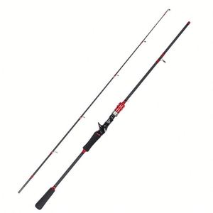 Caña de Pescar Telescópica de Fibra de Vidrio Ice, 2 Piezas, Acción Media, Resistente, para Pesca en Arroyos, Lagos y Ríos de Agua Dulce - Product Image 1