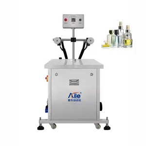 Semi automatic Cosmetic Glass Bottle Rinser Stainless Steel Small Factory Air Washing Cleaning Machines