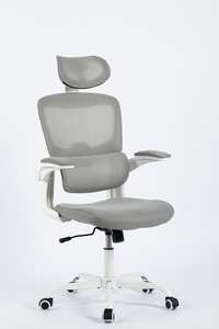 Nouvelle <span class=keywords><strong>chaise</strong></span> de <span class=keywords><strong>bureau</strong></span> <span class=keywords><strong>ergonomique</strong></span> grise en maille respirante 2026 avec appui-tête 3D réglable et coussin lombaire à ressorts, <span class=keywords><strong>chaise</strong></span> de <span class=keywords><strong>bureau</strong></span> inclinable - Product Image 3