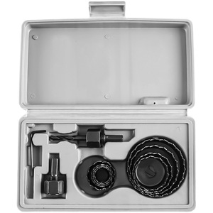 Juego de 11 brocas de sierra perforadora Jin Chengtai de 38 mm con punta de carburo y acero de alta velocidad para taladrar aglomerado - Product Image 1