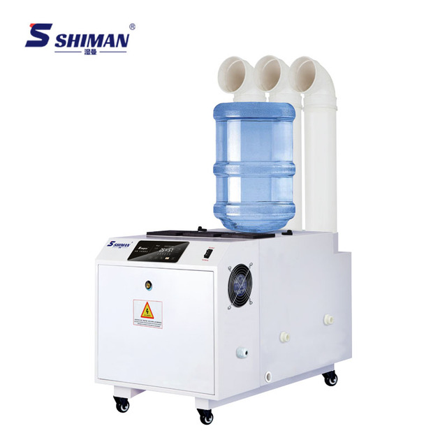Shiman CE Certified Industrial Ultrasonic Air Humidifier New Electric Fogger System 40L Tank 320-450m Coverage RH10-99%