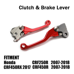 Leviers d'<span class=keywords><strong>embrayage</strong></span> <span class=keywords><strong>et</strong></span> de <span class=keywords><strong>frein</strong></span> complets en alliage d'aluminium personnalisés JFG pour <span class=keywords><strong>moto</strong></span> CRF450RX CRF250F CRF450RWE CRF450R - Product Image 2