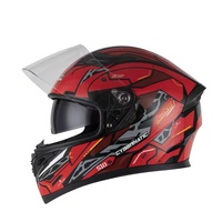 Casco Integrale per Moto Unisex di Alta Qualità con Certificazione 3C DOT ECE, Casco in ABS per Adulti per Protezione durante la Guida di Moto e Ciclismo
