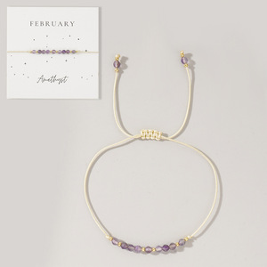 Braccialetto Artigianale con Perline in Rame <span class=keywords><strong>e</strong></span> Mezza Gioielleria, a Tema Compleanno dei Dodici Mesi, per Donna, alla Moda <span class=keywords><strong>e</strong></span> Versatile - Vendita Calda - Product Image 5
