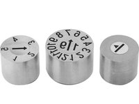 Signature de date personnalisée code spécial portable horodatage moule en métal moule d'injection timbre de date