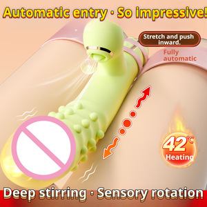 Thrusting G Spot Vibrator with 18 Rolling Balls Swing Heat Dildo Tongue Suck Clit <b>Vibrating</b> <b>Rabbit</b> Vibrators Sex toy for Female - Product Image 4