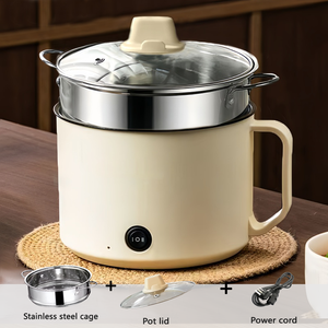 Poêle électrique circulaire antiadhésive de 2 L pour usage domestique – Vente en gros - Product Image 2