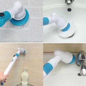 Ensemble de 3 têtes de brosse de nettoyage électrique remplaçables, pour carrelage, salle de bain, cuisine, utilisations multiples, <span class=keywords><strong>turbo</strong></span> - Product Image 4