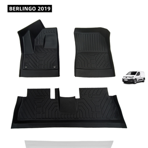 Plancher en caoutchouc étanche à l'eau à bas <span class=keywords><strong>prix</strong></span> entièrement recouvert de tapis de voiture ignifuges pour <span class=keywords><strong>BERLINGO</strong></span> 2019 - Product Image 1