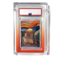 Boîtier acrylique PSA de haute qualité avec couvercle magnétique, protection pour cartes gradées CGC BGS, résistant aux UV