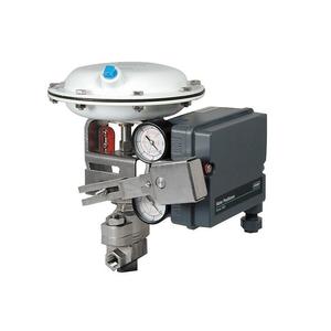 Vanne de commande pneumatique avec positionneurs électropneumatiques à simple effet Fisher 3661, vanne positionneuse en stock chez le fournisseur - Product Image 1