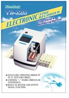Sello de Fecha Universal Eléctrico, Impresora de Sellos de Fecha Ts-220 Needtek, Máquina de Sellos con Formatos de Impresión Seleccionables, Taiwán