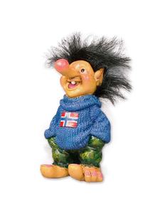 Estatua de Barco Vikingo de Resina Personalizada, Islandia, Dinamarca, Suecia, Figura Noruega, Adorno Nórdico, Muñeco de Recuerdo, Troll con Suéter - Product Image 1