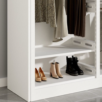 Armoire simple pour la maison avec porte, armoire anti-UV et anti-humidité, grande capacité, gain de place