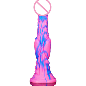 <span class=keywords><strong>Dildo</strong></span> de Silicone Líquido Sem Ovos, Colorido, em Formato de Animal, com Características Realistas de Pênis e Ânus para Masturbação Sexual - Product Image 6
