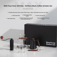 MAX Premium – Serveur de café manuel moderne et écologique, avec balance intégrée, dans un coffret cadeau de luxe