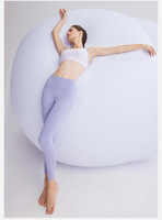Leggings de sport pour femmes, taille S-3XL, double face brossée, contrôle du ventre, leggings souples et élastiques, couleur nude, pour la course à pied, le yoga