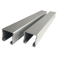 Chemin de câbles en alliage d'aluminium métal robuste sous le bureau chemin de câbles électrique avec couvercle