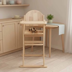 Service OEM ODM, produit pour bébé, chaise haute multifonction réglable en bois pour bébé et tout-petit, pour manger et dîner - Product Image 2