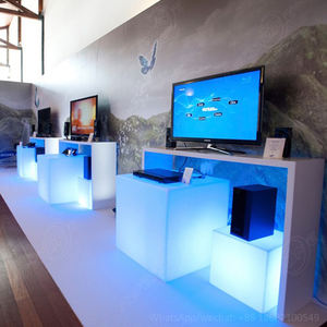 <span class=keywords><strong>Mesa</strong></span> de Centro LED Cubo para Eventos / PUFFS LOUNGE - Product Image 6