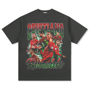 <span class=keywords><strong>Camiseta</strong></span> de Hombre 100% Algodón de Alta Calidad, 250G, Impresión DTG, <span class=keywords><strong>Hombros</strong></span> Anchos, Manga Corta, Holgada y Transpirable, Venta al Por Mayor - Product Image 2