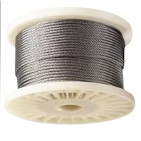 Udiya Fabrik Maßgefertigtes 1,45mm 2,7mm PVC-beschichtetes Edelstahlseil (304/316) 7*19 7*7 Drahtseil - Für Aufzüge