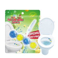 AJYF Nettoyants WC Fraîcheur 4-en-1 Bloc WC Actif Citron avec Anti-calcaire