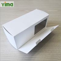 Boîte d'emballage personnalisée en papier kraft recyclé pour bijoux, cils, chaussettes, écharpes, gants, foulards en soie, avec logo personnalisé, biodégradable, taille sur mesure, fabriqué en Chine