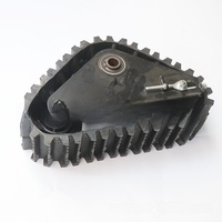 Kit de conversion de chenilles arrière électriques haute performance pour quad, motoneige, kart et roues de ski - Remplacement