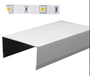 Runze 8020 U Profile Aluminium Extrusion Enclosure Profile Extruded Aluminum for HDD and LED Strip Light Housing - Product Image 2