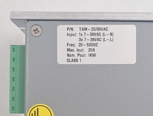 新製品 - モーションコントロール TAM-20/36VAC 電流整流器電源モジュール プログラミングコントローラー 産業オートメーション - Product Image 3