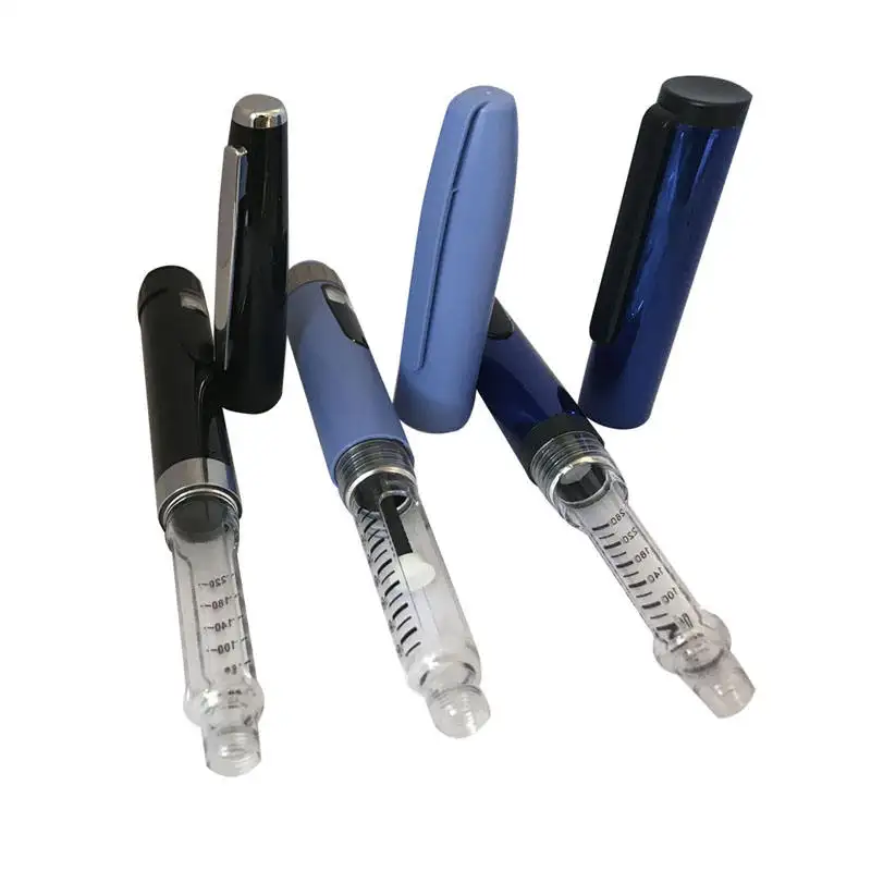 Pena injektor sekali pakai dan dapat digunakan kembali pena injektor Insulin jarum suntik otomatis