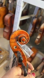 Violín barato hecho a mano 3/4 violín <span class=keywords><strong>de</strong></span> estudiante abeto sólido Arce flameado gran sonido buena mano <span class=keywords><strong>de</strong></span> obra <span class=keywords><strong>precio</strong></span> al por mayor - Product Image 4