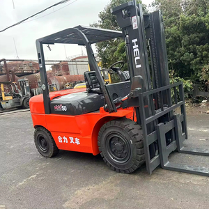 Used HELI All Terrain 4WD Forklift 5 Ton Heavy Duty Supercharged Diesel Engine <b>Handling</b> Trucks - Product Image 1