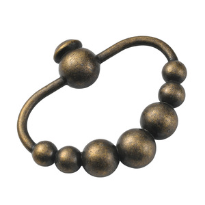 Poignée de tiroir en alliage de zinc Jingmao, anneau bronze, style traditionnel, bouton de meuble à trou unique - Product Image 5