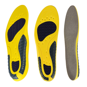 Custom <strong>Yellow</strong> PU Foam Comfortable and Breathable Sports Arch Supports Athletic Insoles for <strong>Basketball</strong> <strong>Shoes</strong> - Product Image 1