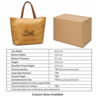 Sac fourre-tout personnalisé, durable, léger, résistant, en Tyvek, écologique, réutilisable, avec fermeture éclair, motif lettres, extra large, résistant à l'eau, avec logos