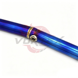 ท่อไอเสียไทเทเนียมสีฟ้าไหม้วนสำหรับ E92 E90 M3 E93 S65 4.0L V8 2007-2013ชุดท่อไอเสีย catback ท่อ - Product Image 5