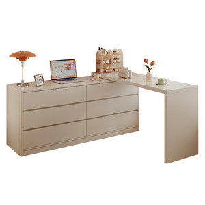 Coiffeuse Ménage chambre moderne simple seau armoire une table de maquillage crème vent petit appartement rétractable - Product Image 1