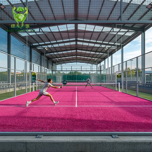 Césped Sintético para Pista de Pádel de 12 mm de Altura de Pelo y 9000 Dtex, Alfombra de Césped Sintético para Campi Da Padel, para Clubes y Instalaciones Comerciales - Product Image 1