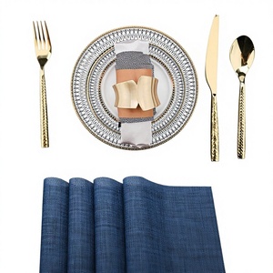 Nuovi <span class=keywords><strong>Tovagliette</strong></span> Americane Blu Navy 2026 Facili da Pulire e Lavabili per Tavolo da Pranzo - Product Image 4