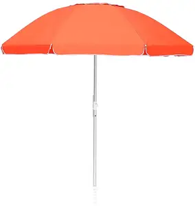 促销廉价定制现代橙色复古可折叠ricard algida沙滩天篷帐篷太阳伞出售