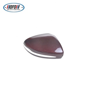 Rhd Bất Khô Đen & Red Carbon Fiber Rear View Gương Bìa <span class=keywords><strong>Trim</strong></span> Đối Đối Đối với Mercedes C Class S Class W205 X205 W222 W213 - Product Image 3
